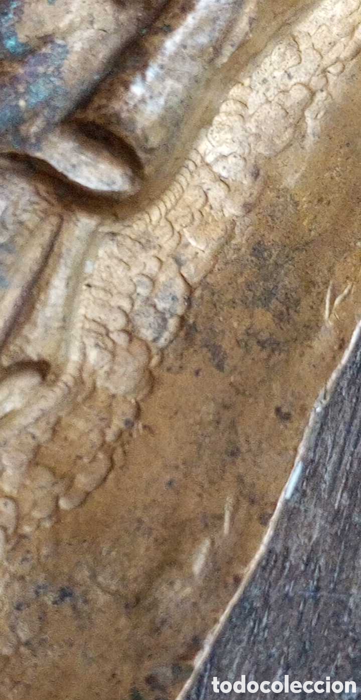 Antig&uuml;edades: Objeto Religioso. Relieve repujado. Siglo XVIII - Foto 14