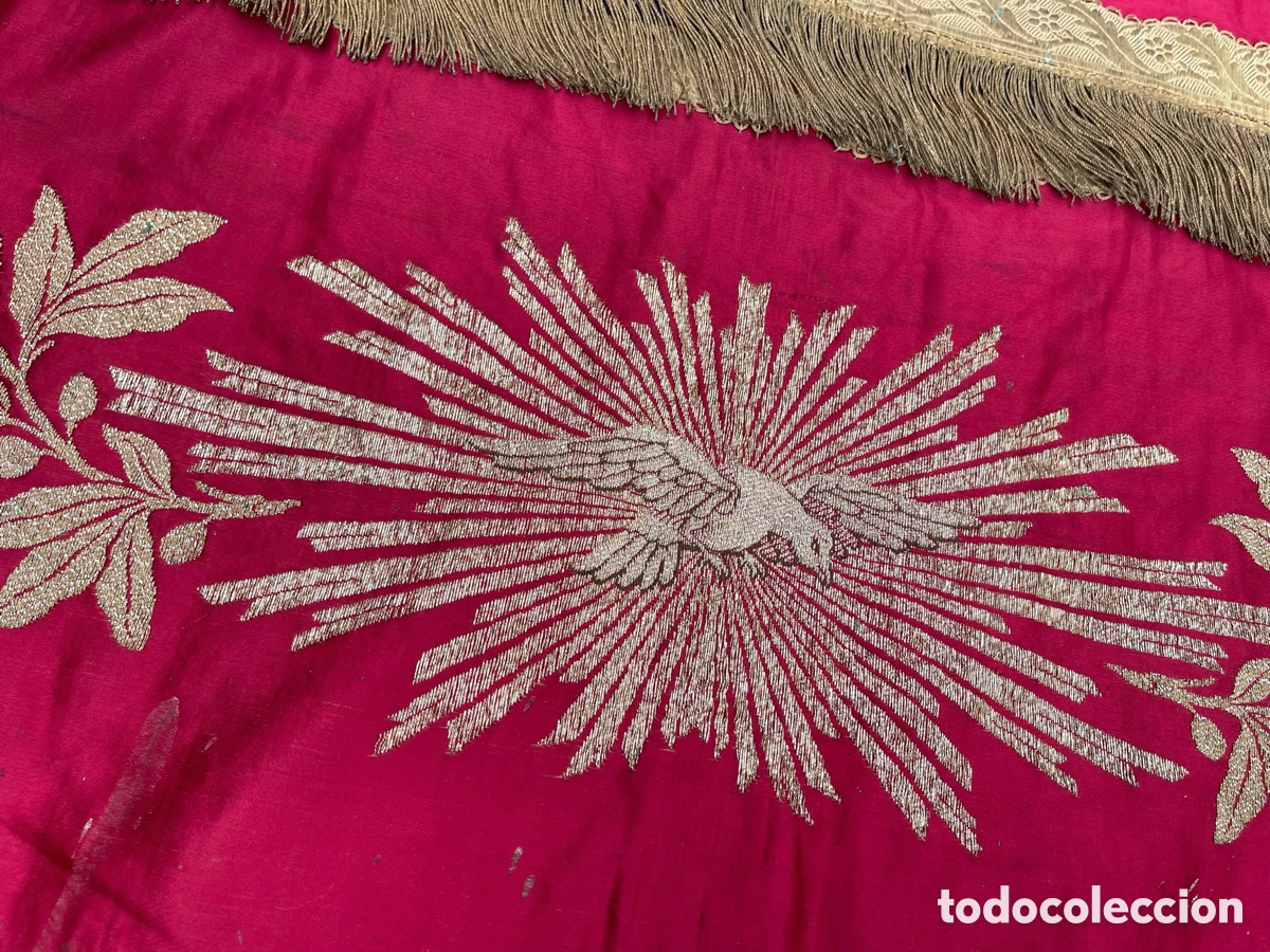 Antig&uuml;edades: Palio procesional brocado - Foto 4