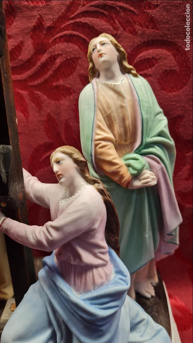 Antig&uuml;edades: CALVARIO EN PORCELANA - Foto 2