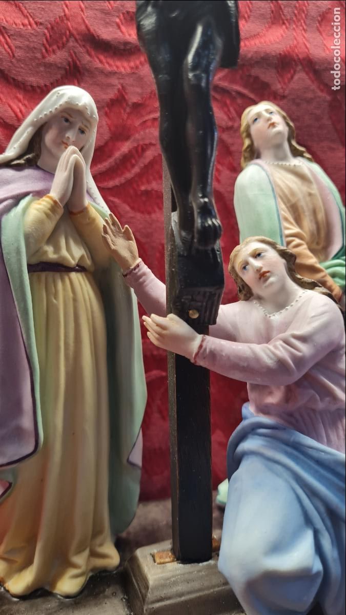 Antig&uuml;edades: CALVARIO EN PORCELANA - Foto 3