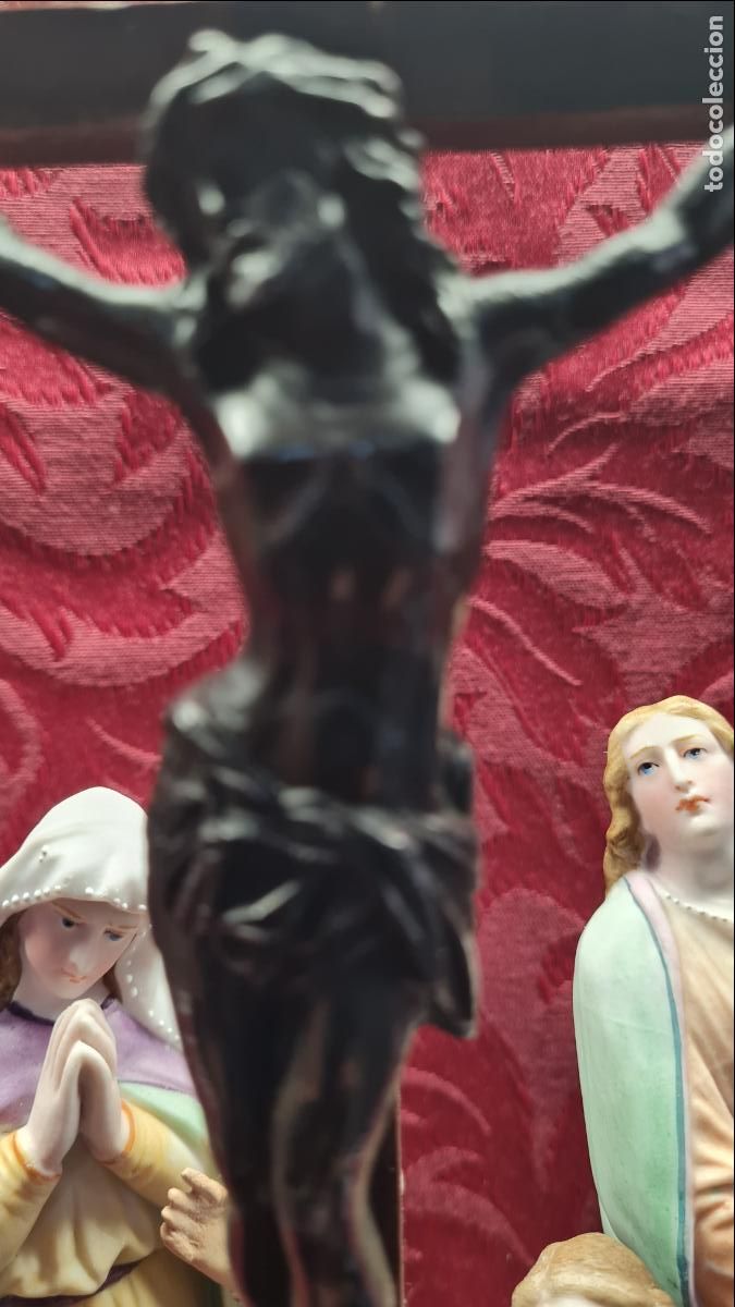 Antig&uuml;edades: CALVARIO EN PORCELANA - Foto 4