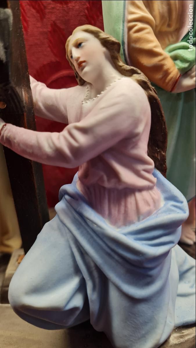 Antig&uuml;edades: CALVARIO EN PORCELANA - Foto 6
