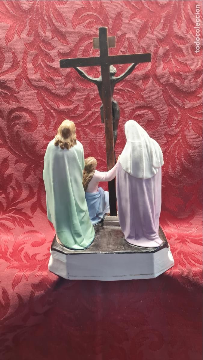 Antig&uuml;edades: CALVARIO EN PORCELANA - Foto 7