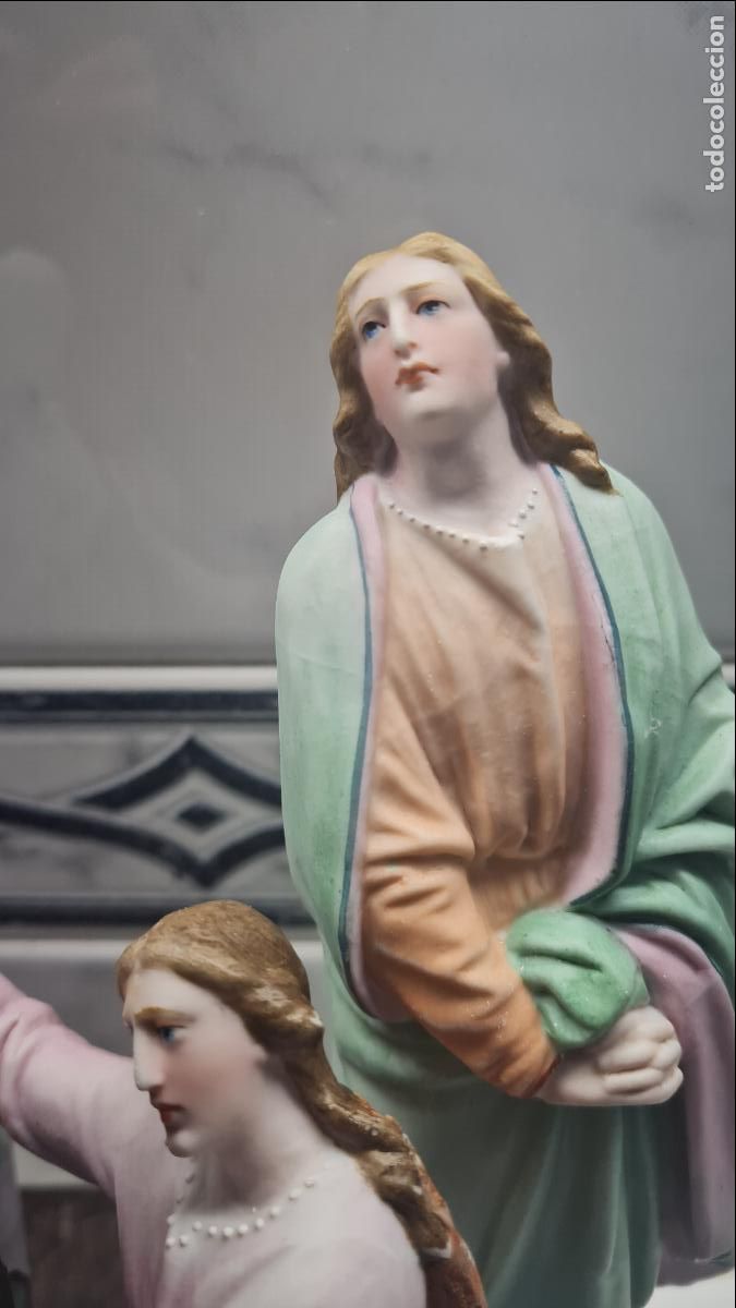 Antig&uuml;edades: CALVARIO EN PORCELANA - Foto 10