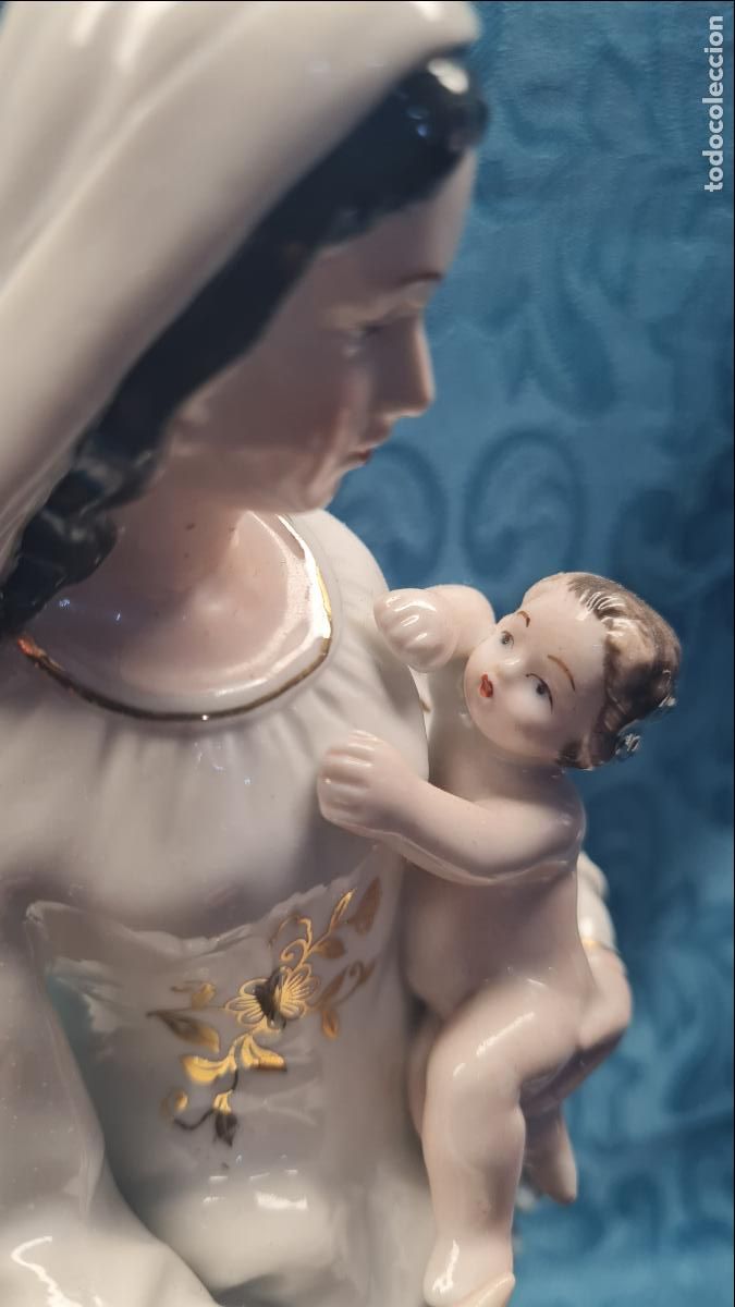 Antig&uuml;edades: VIRGEN CON NI&Ntilde;O EN BRAZOS - Foto 7