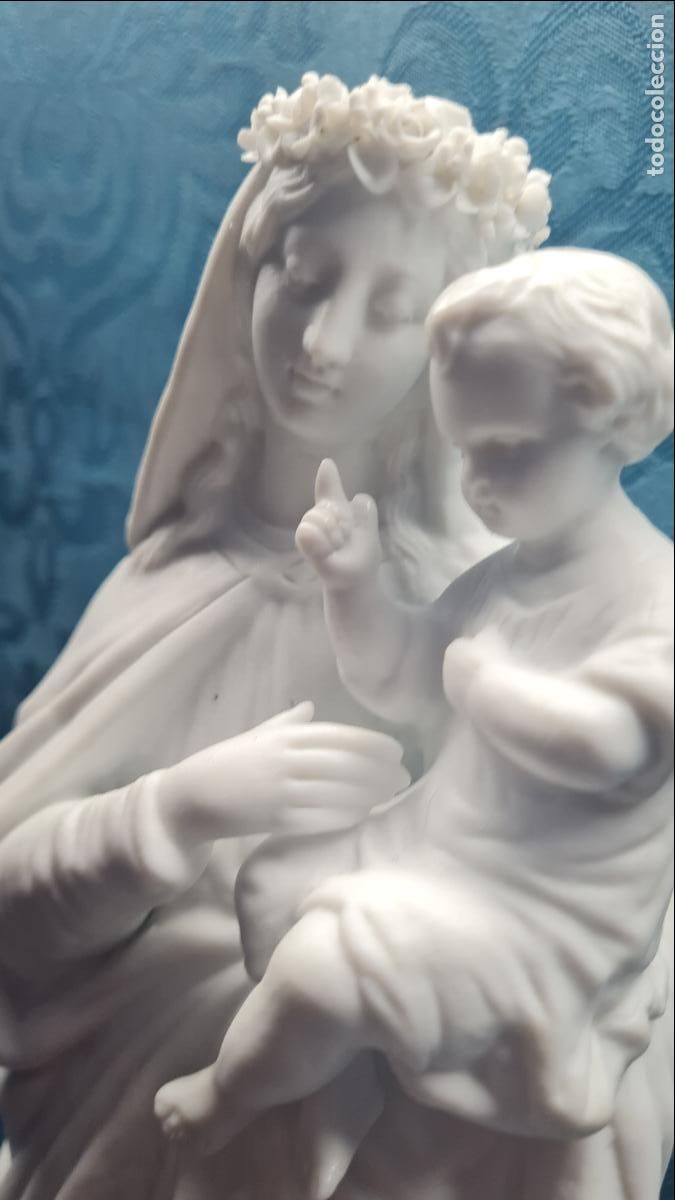 Antig&uuml;edades: VIRGEN CON NI&Ntilde;O EN BRAZOS - Foto 5