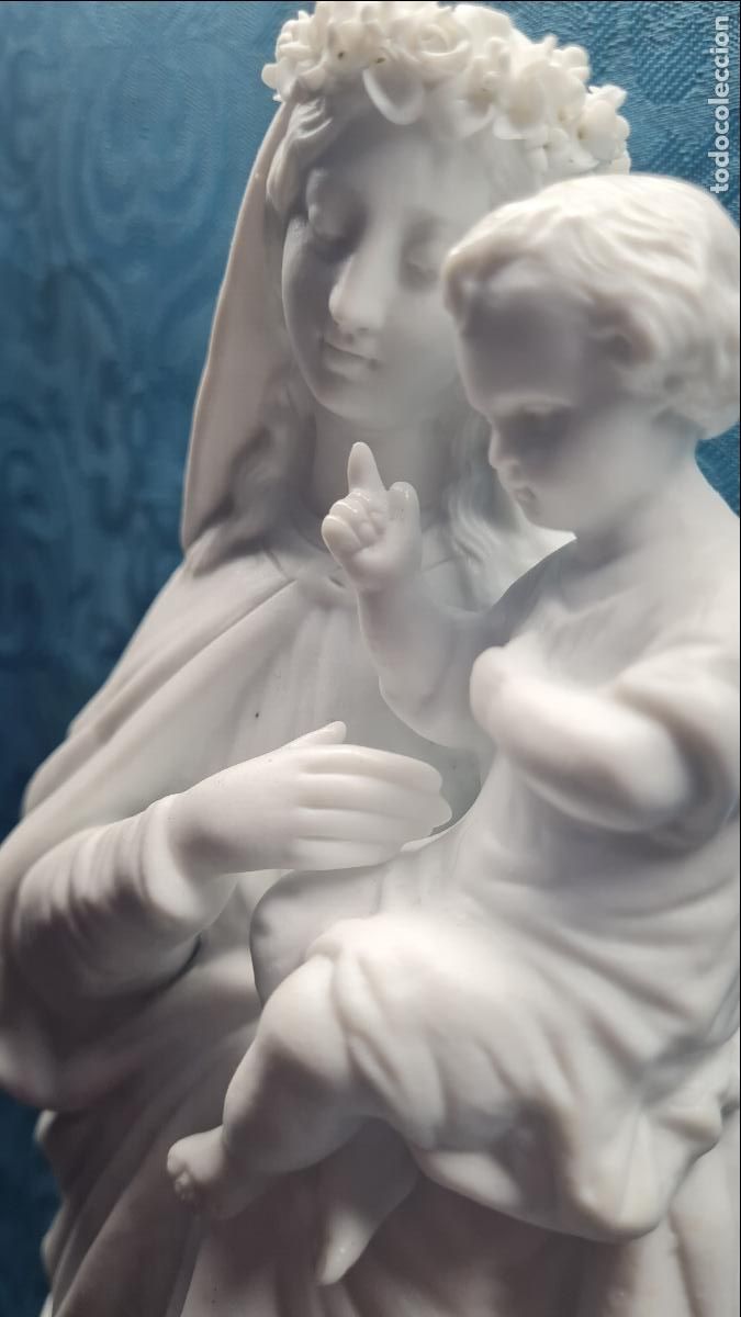 Antig&uuml;edades: VIRGEN CON NI&Ntilde;O EN BRAZOS - Foto 6