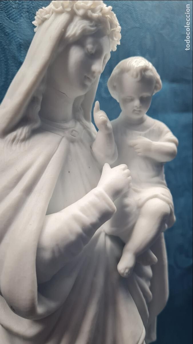 Antig&uuml;edades: VIRGEN CON NI&Ntilde;O EN BRAZOS - Foto 7