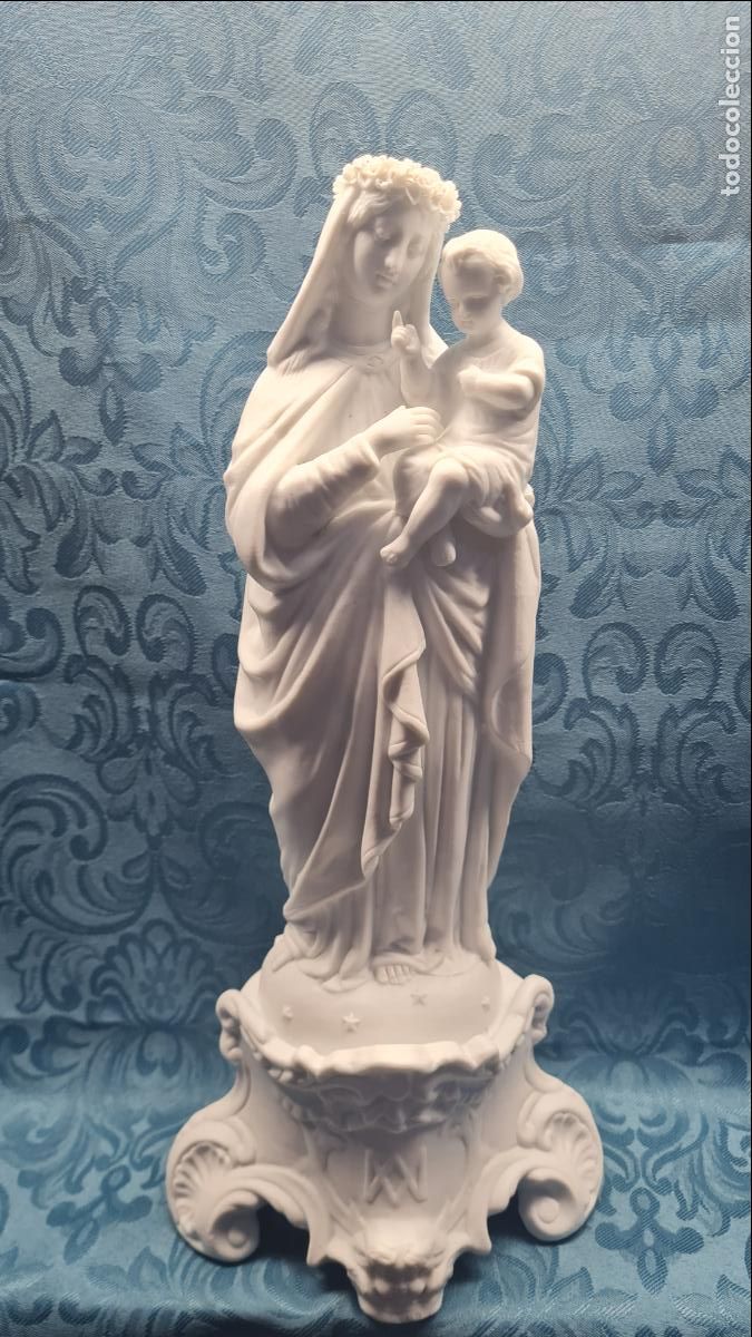 Antig&uuml;edades: VIRGEN CON NI&Ntilde;O EN BRAZOS - Foto 1