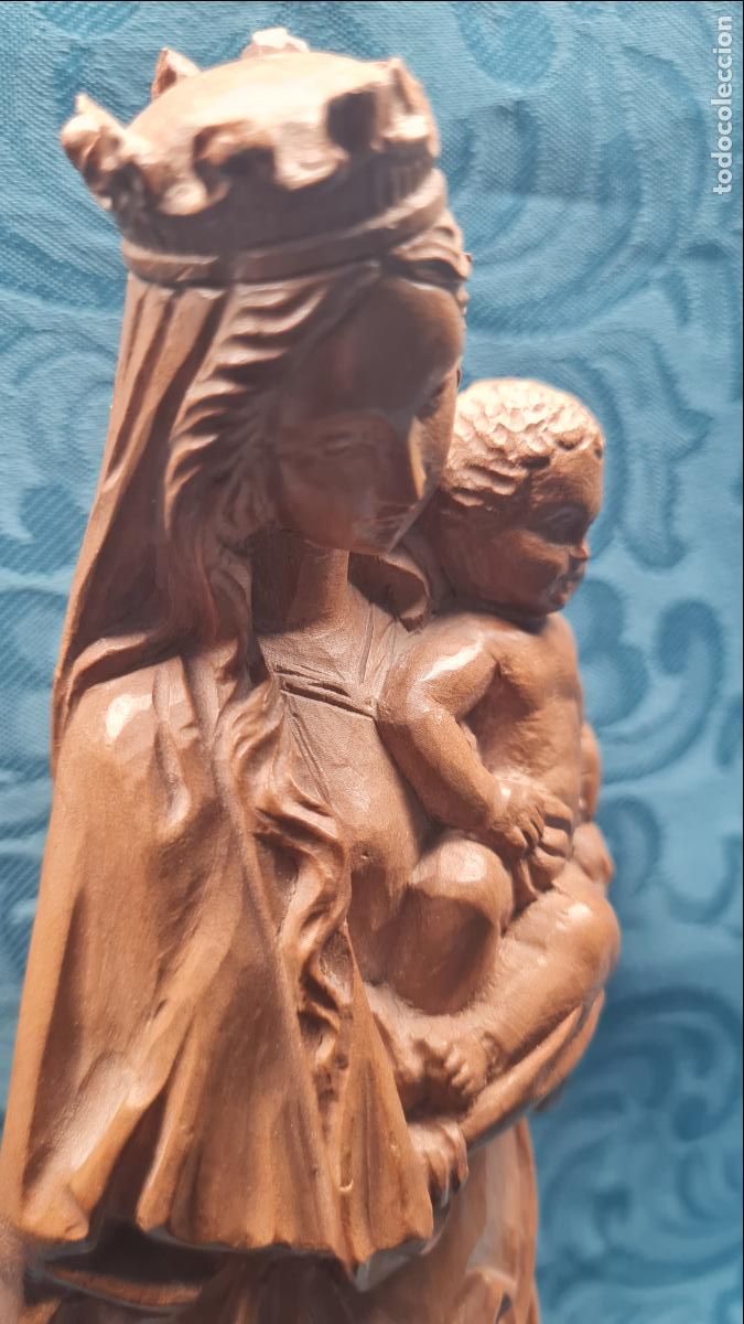Antig&uuml;edades: VIRGEN CON NI&Ntilde;O EN BRAZOS - Foto 4