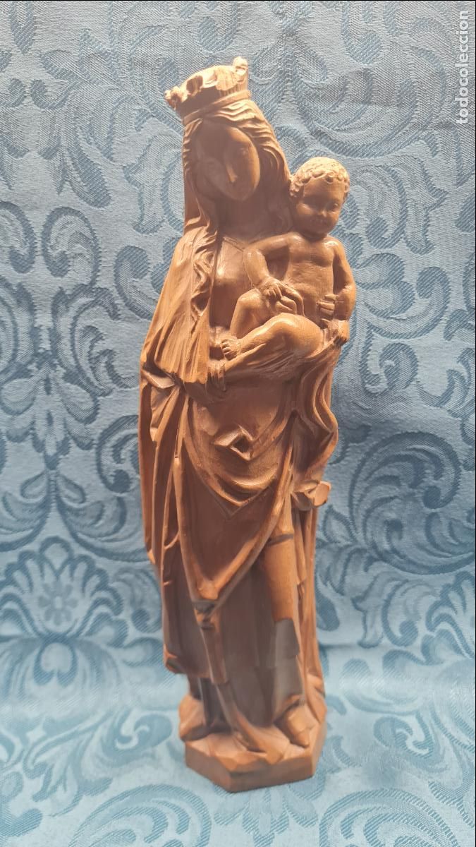 Antig&uuml;edades: VIRGEN CON NI&Ntilde;O EN BRAZOS - Foto 1