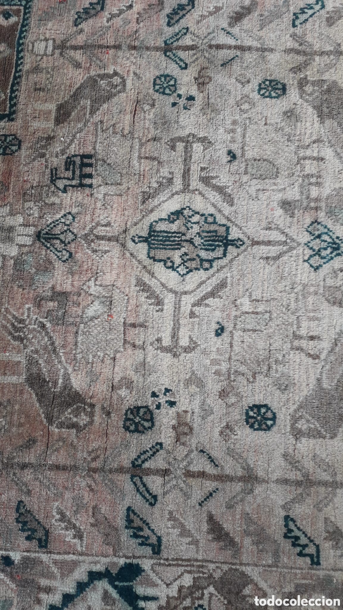 Antig&uuml;edades: Alfombra persa con certificado - Foto 3
