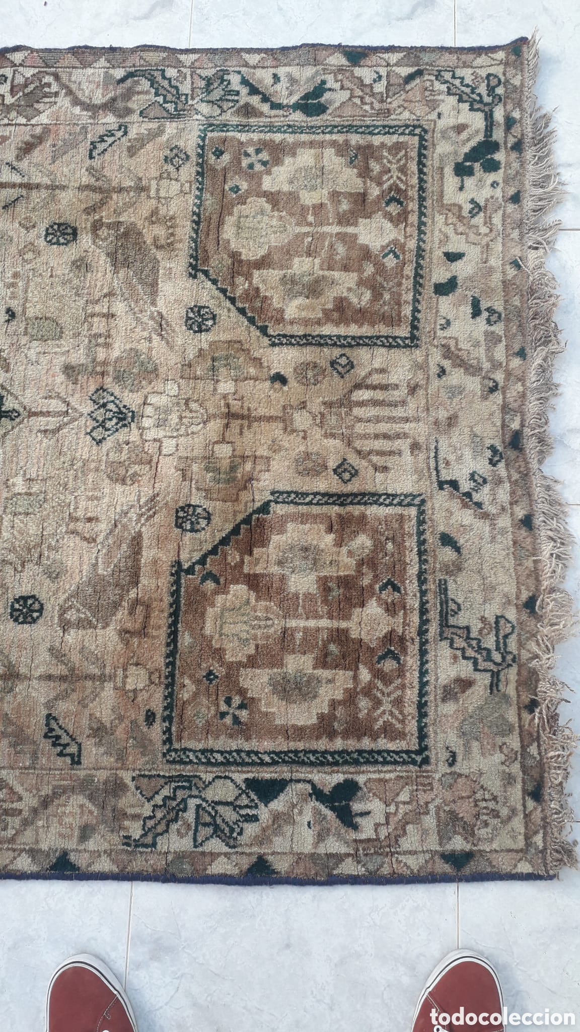 Antig&uuml;edades: Alfombra persa con certificado - Foto 4