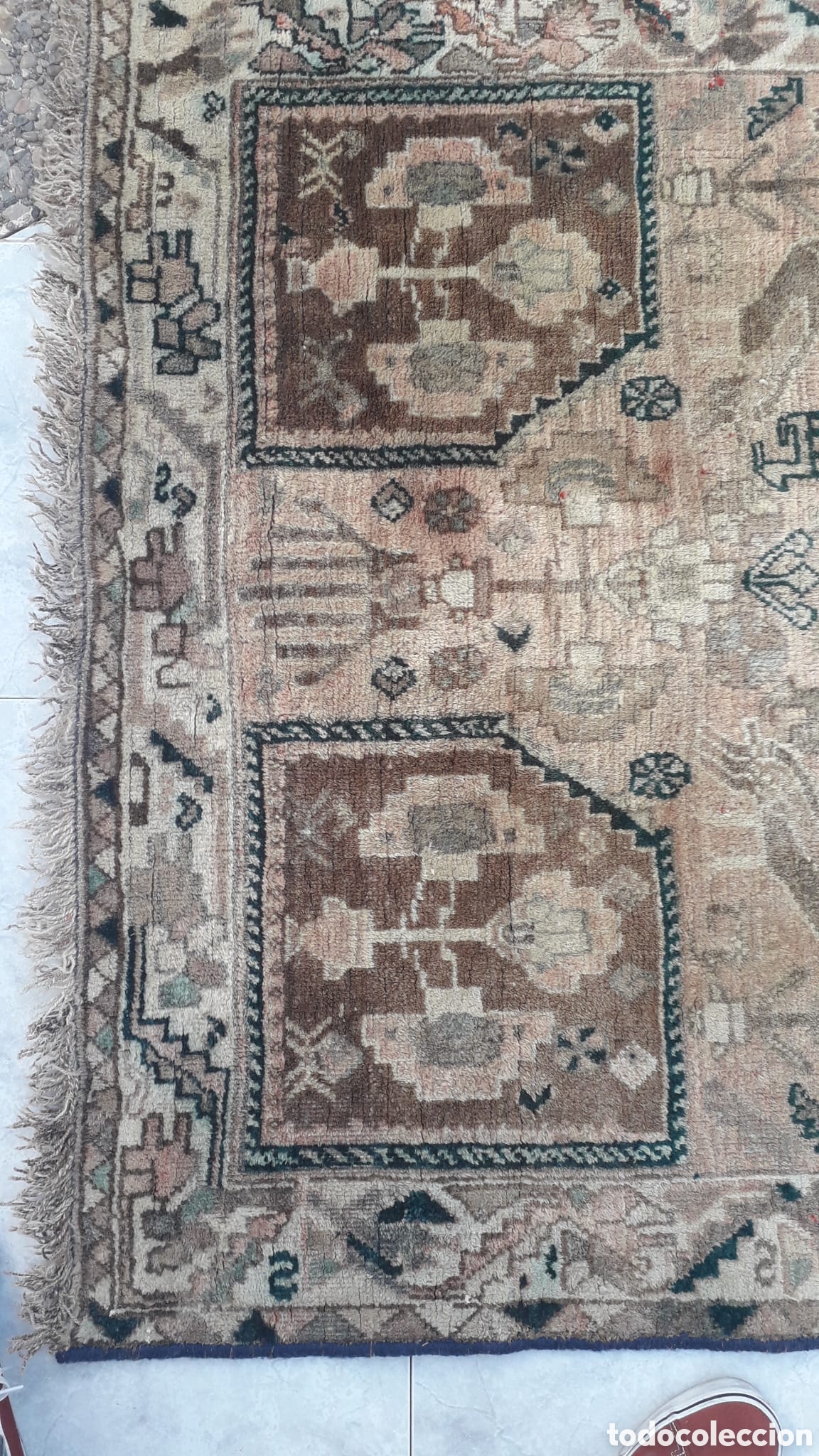 Antig&uuml;edades: Alfombra persa con certificado - Foto 5