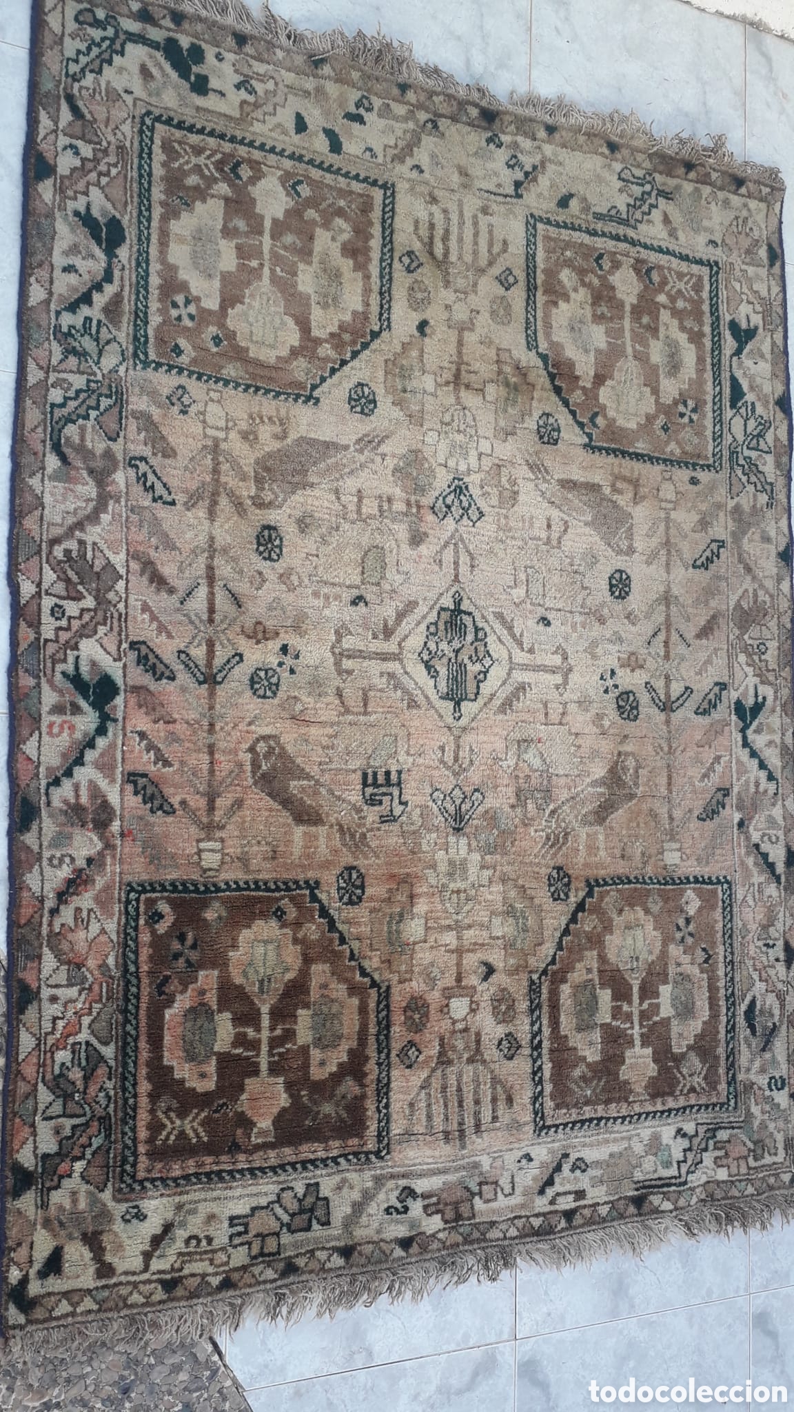 Antig&uuml;edades: Alfombra persa con certificado - Foto 7