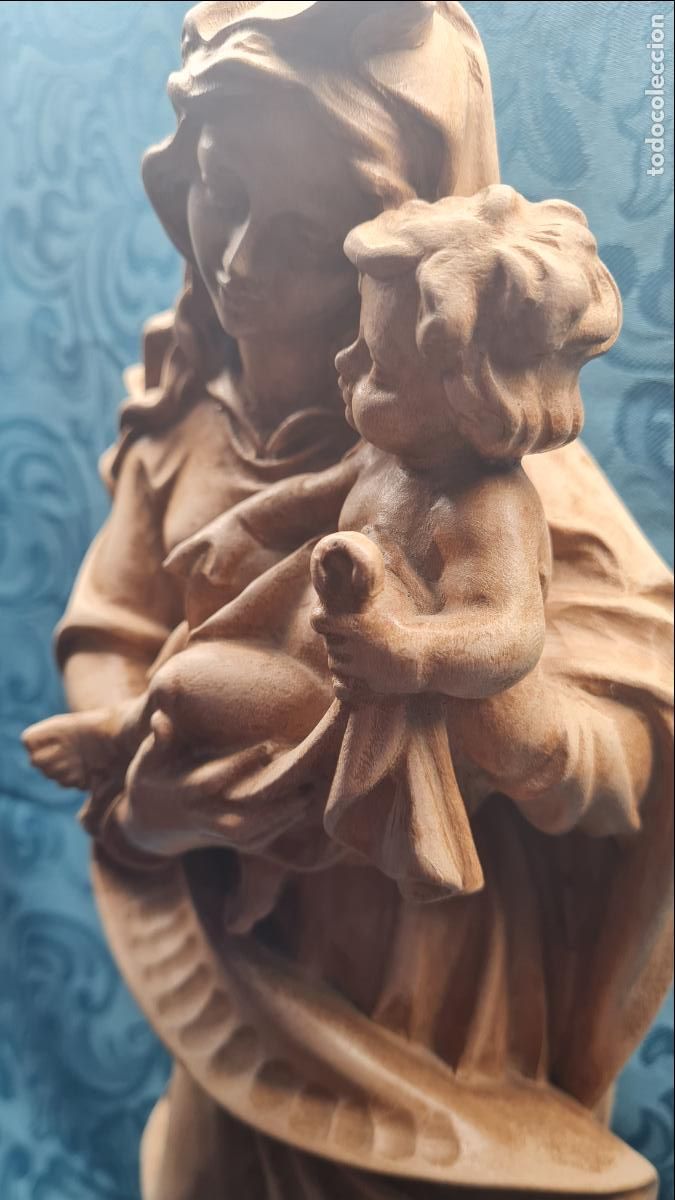 Antig&uuml;edades: VIRGEN CON NI&Ntilde;O EN BRAZOS - Foto 4