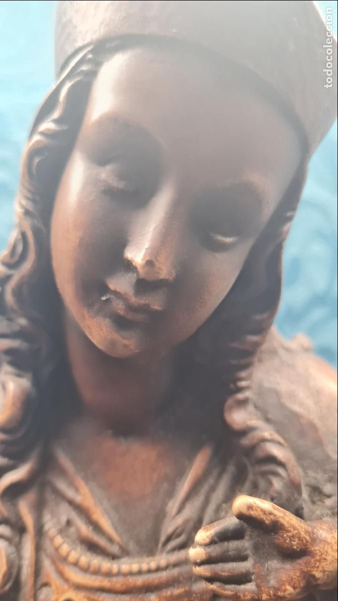 Antig&uuml;edades: VIRGEN CON NI&Ntilde;O EN BRAZOS - Foto 5