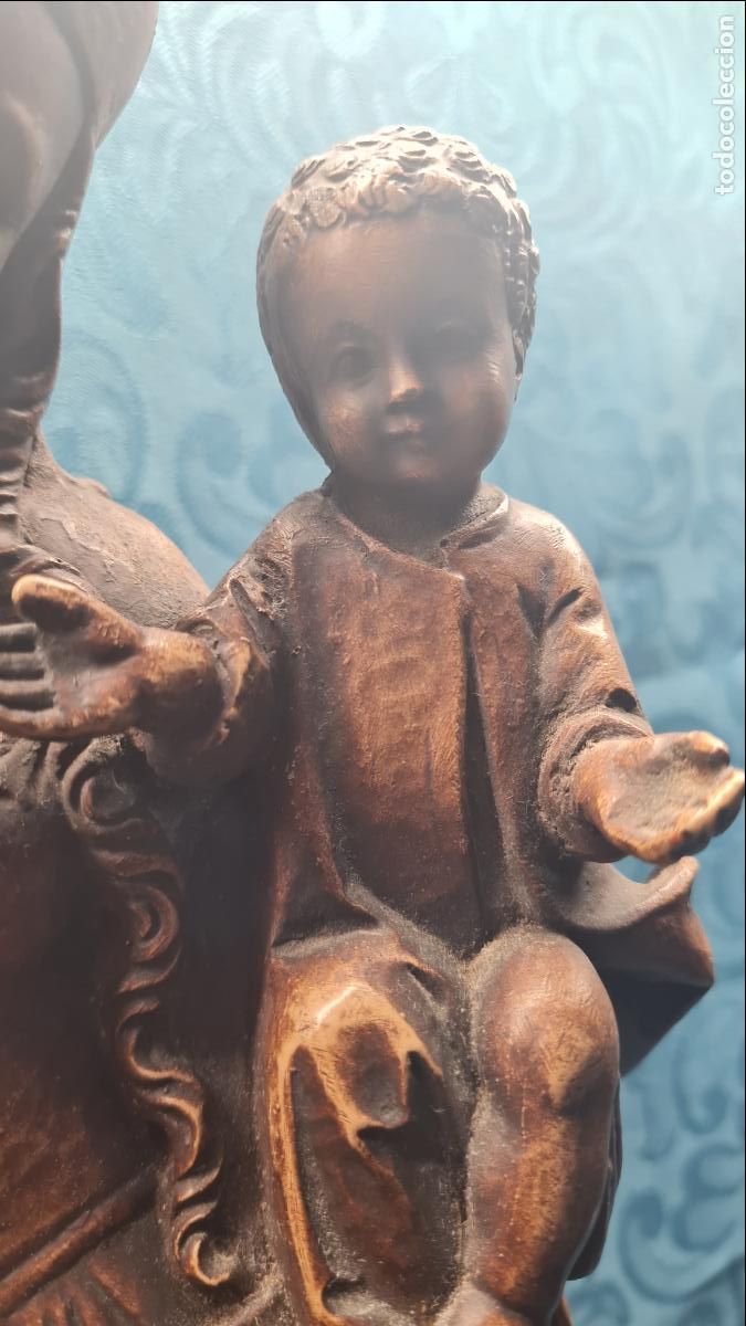 Antig&uuml;edades: VIRGEN CON NI&Ntilde;O EN BRAZOS - Foto 6