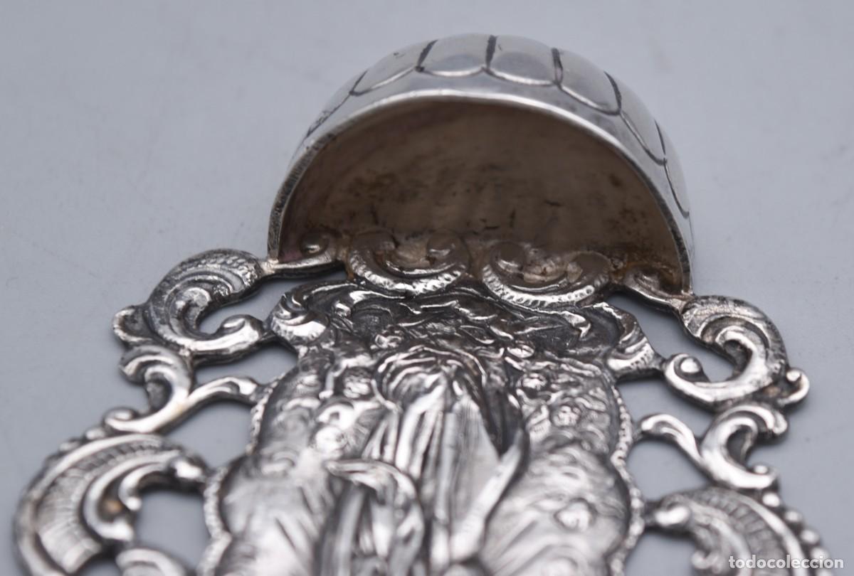 Antig&uuml;edades: Benditera antigua de plata - Foto 9