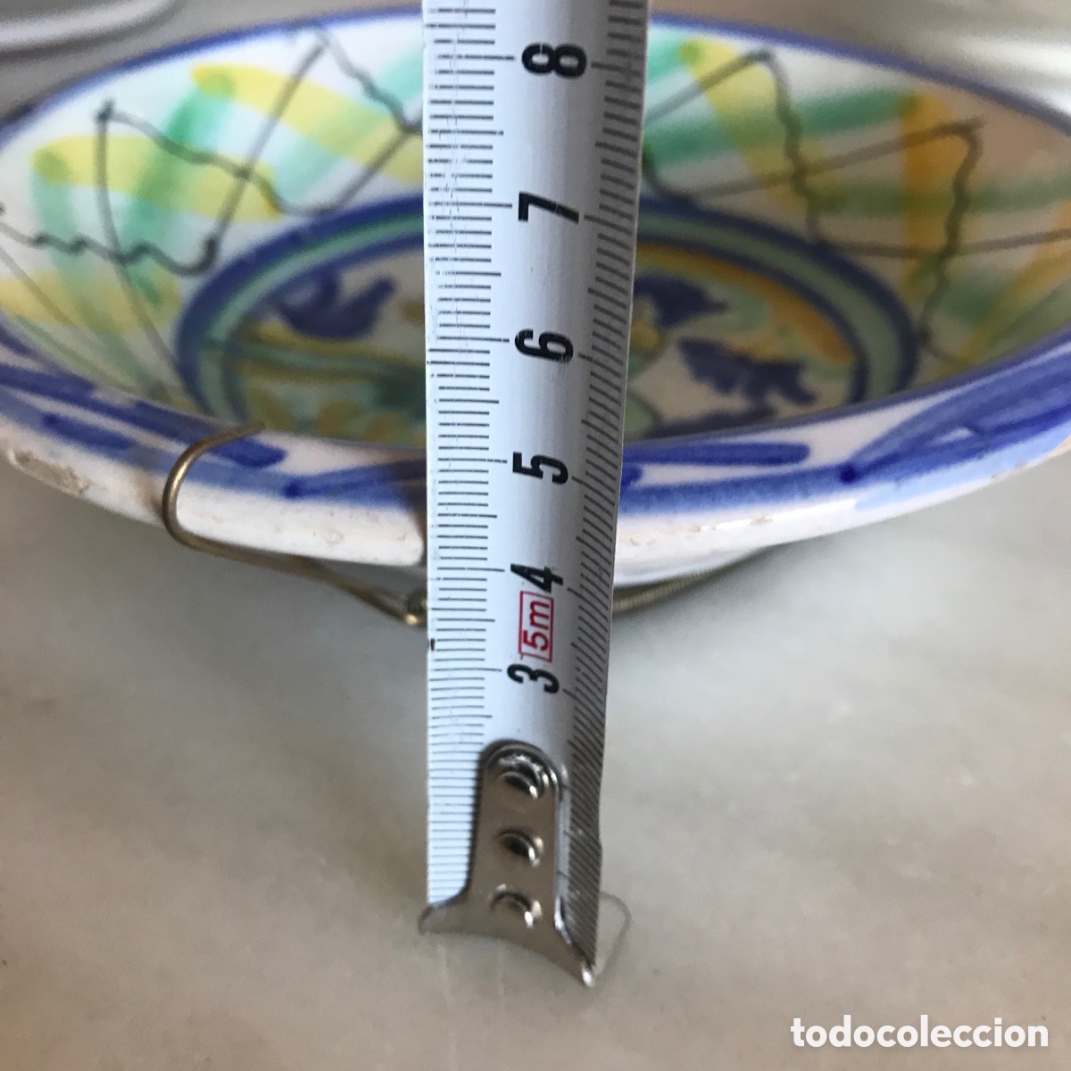 Antig&uuml;edades: Antiguo plato cer&aacute;mica - Foto 4