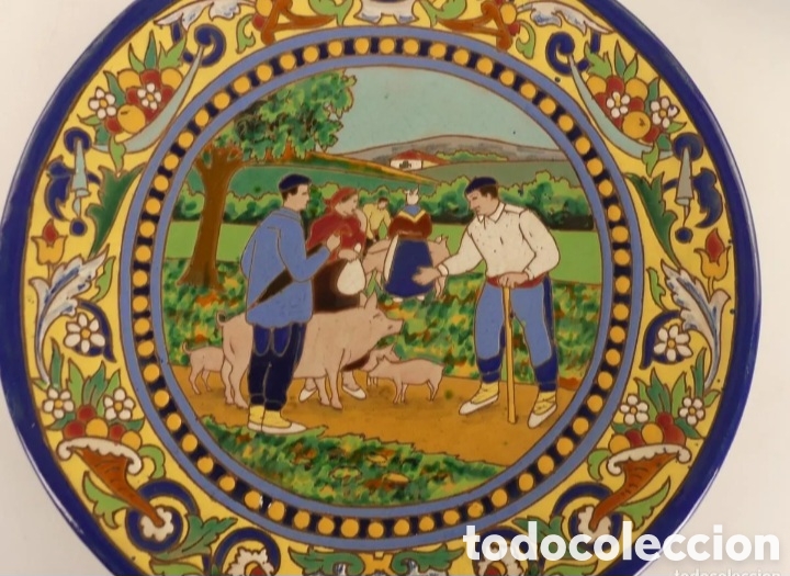 Antig&uuml;edades: Plato cer&aacute;mica triana - Foto 2