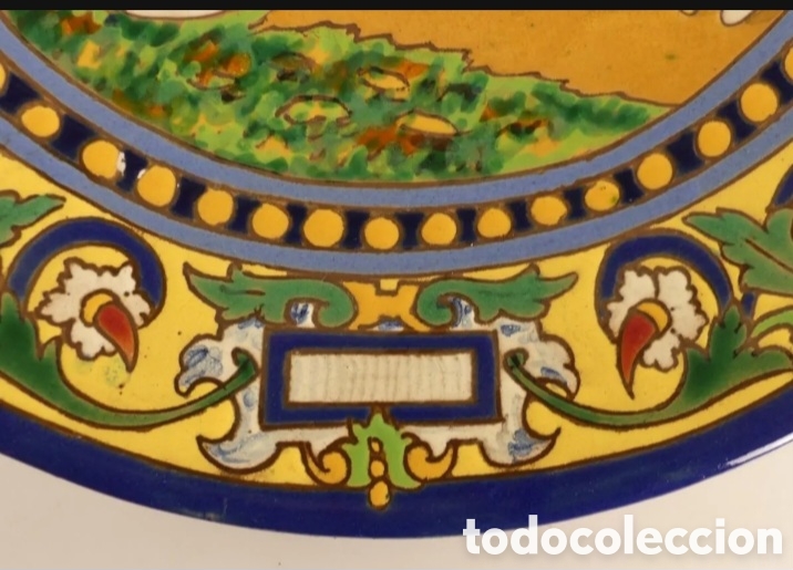 Antig&uuml;edades: Plato cer&aacute;mica triana - Foto 7