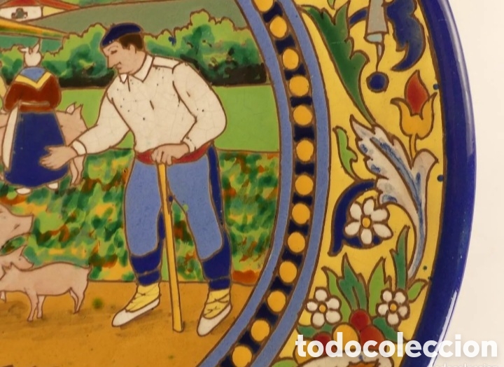 Antig&uuml;edades: Plato cer&aacute;mica triana - Foto 8