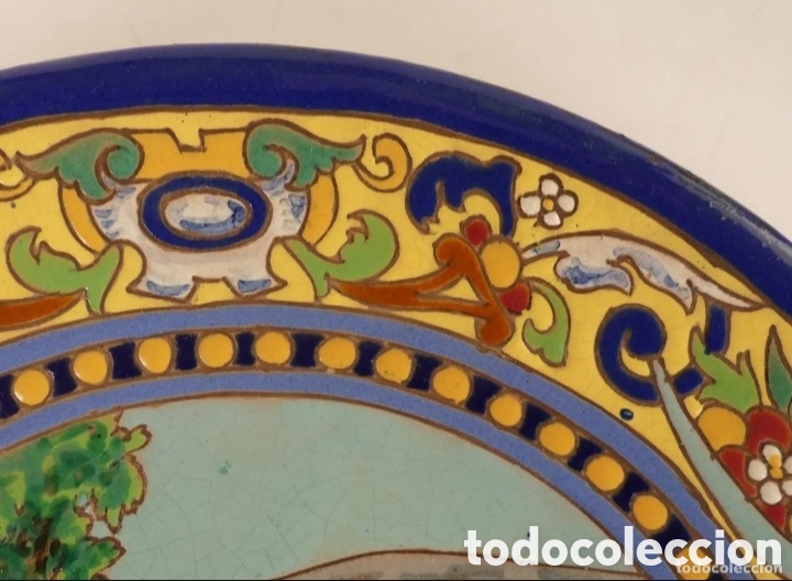 Antig&uuml;edades: Plato cer&aacute;mica triana - Foto 9
