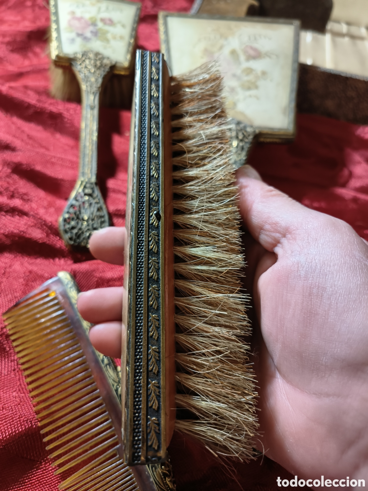 Antig&uuml;edades: Juego tocador en filigrana - Foto 17