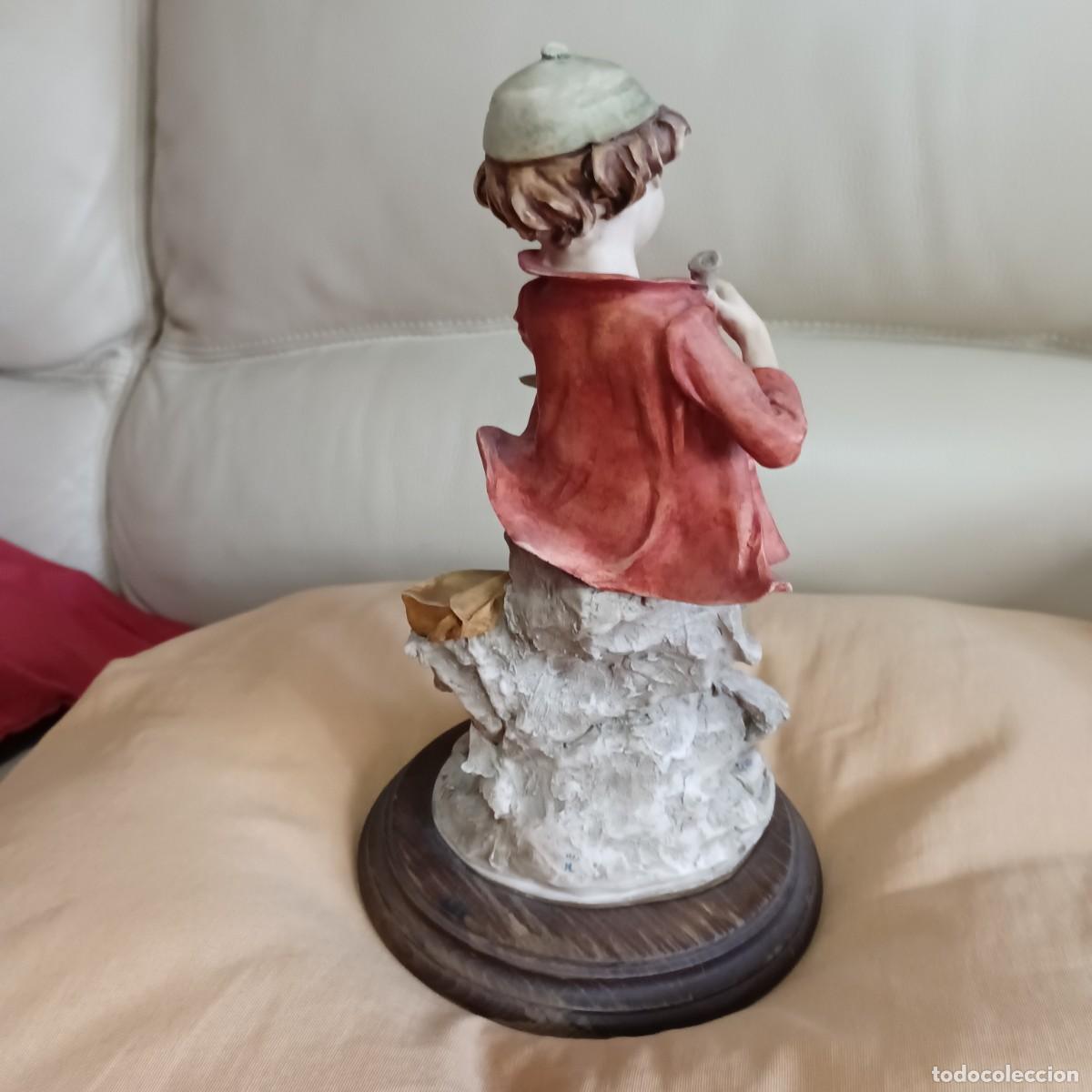 Antig&uuml;edades: CAPODIMONTE NI&Ntilde;O PESCANDO DE GIUSEPPE ARMANI - Foto 5