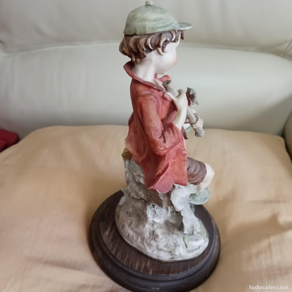 Antig&uuml;edades: CAPODIMONTE NI&Ntilde;O PESCANDO DE GIUSEPPE ARMANI - Foto 7
