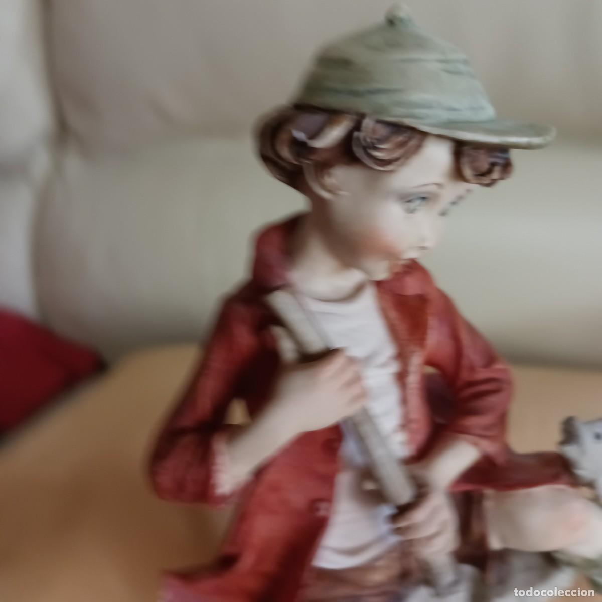 Antig&uuml;edades: CAPODIMONTE NI&Ntilde;O PESCANDO DE GIUSEPPE ARMANI - Foto 9