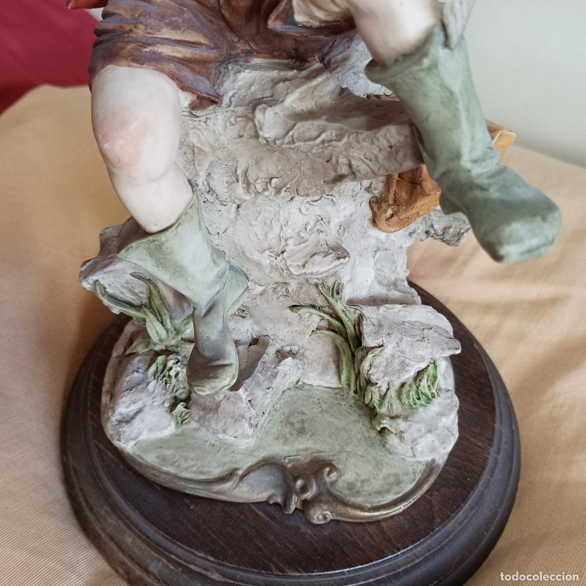 Antig&uuml;edades: CAPODIMONTE NI&Ntilde;O PESCANDO DE GIUSEPPE ARMANI - Foto 10