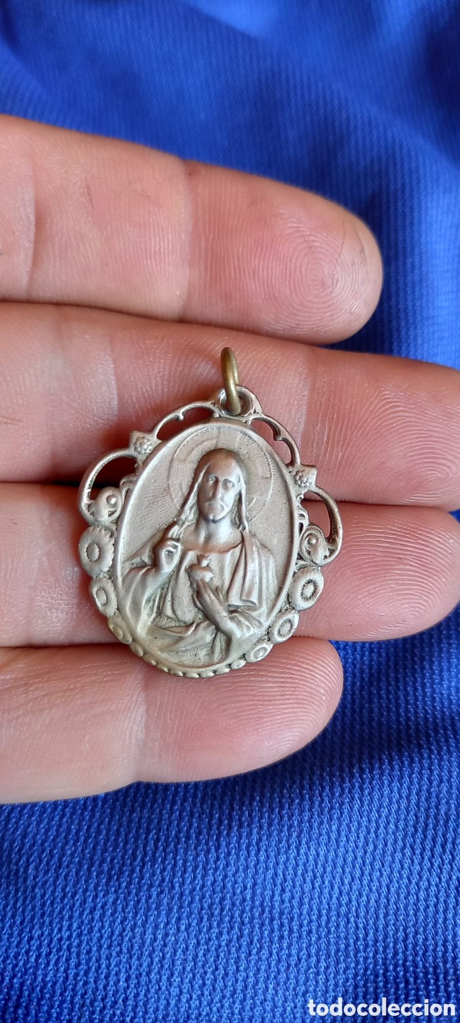 Antig&uuml;edades: ANTIGUA MEDALLA RELIGIOSA - Foto 2