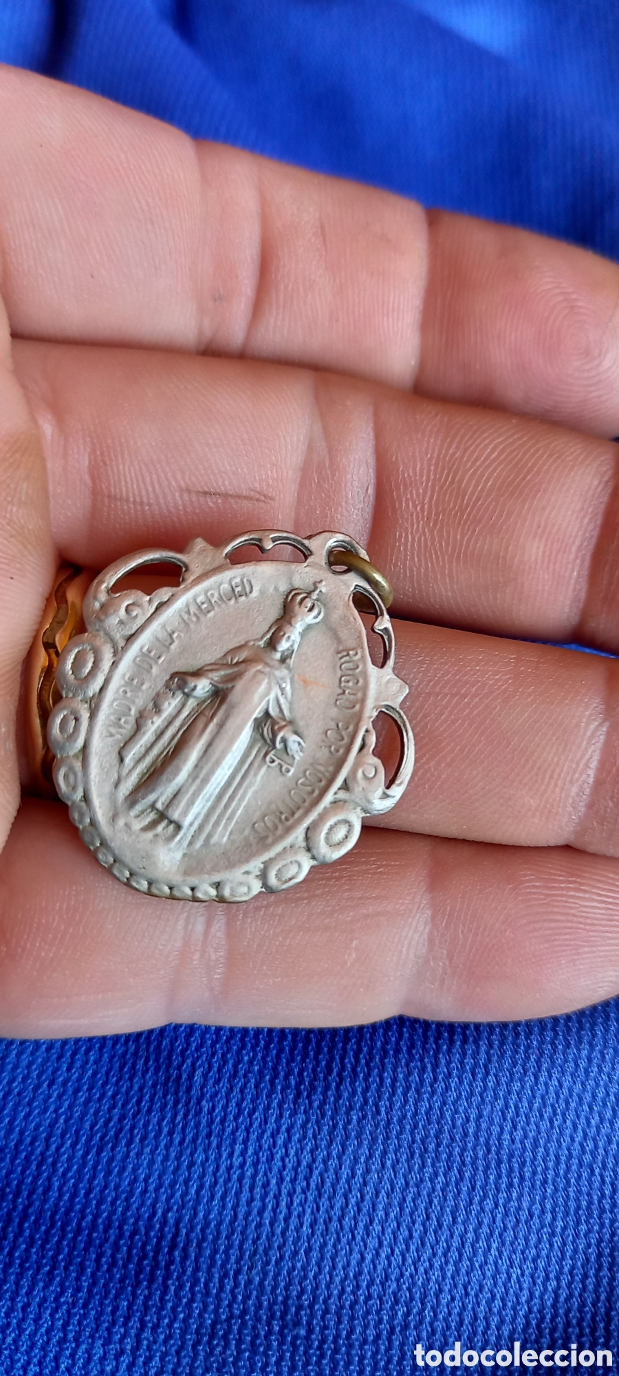 Antig&uuml;edades: ANTIGUA MEDALLA RELIGIOSA - Foto 3