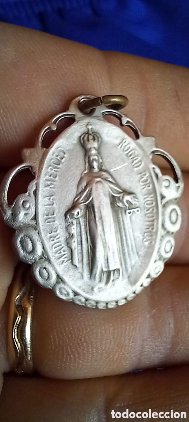 Antig&uuml;edades: ANTIGUA MEDALLA RELIGIOSA - Foto 4