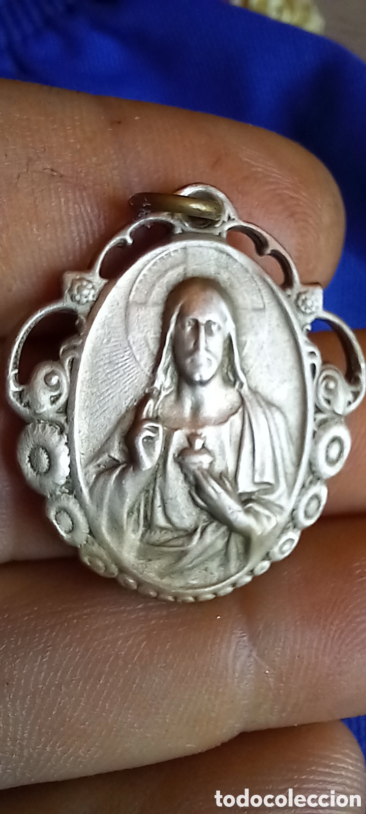 Antig&uuml;edades: ANTIGUA MEDALLA RELIGIOSA - Foto 5