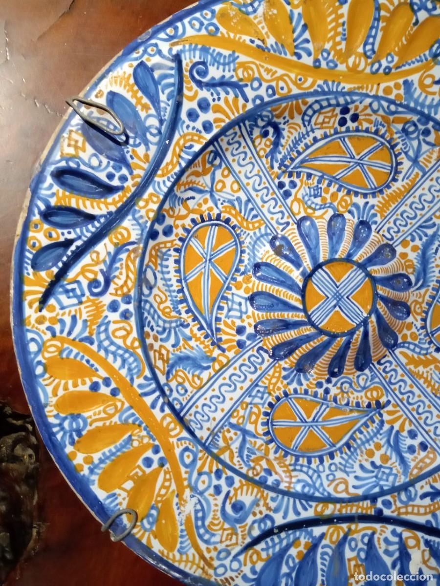 Antig&uuml;edades: GRAN PLATO ESTILO MUEL 37 CM - Foto 3