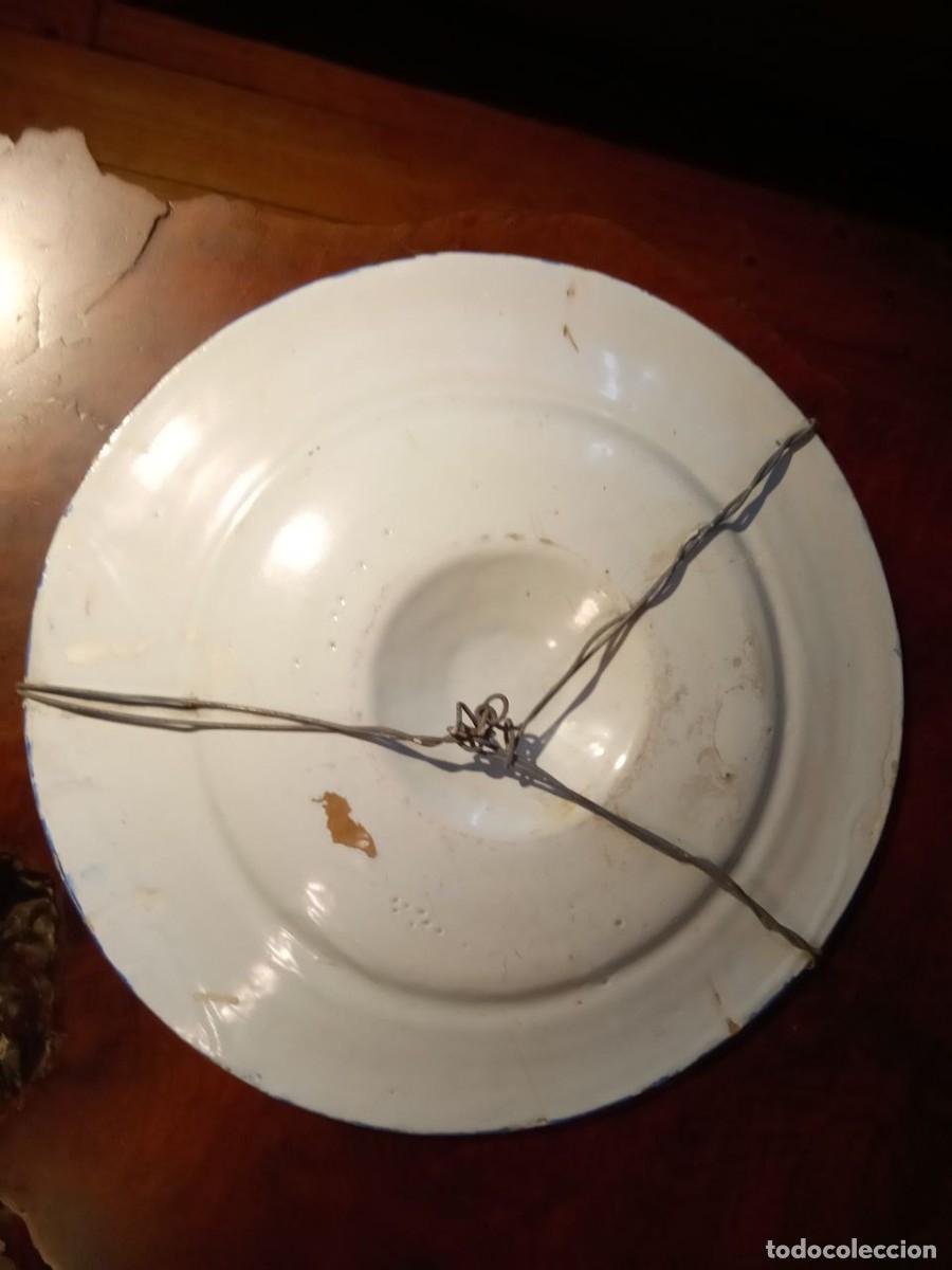 Antig&uuml;edades: GRAN PLATO ESTILO MUEL 37 CM - Foto 4