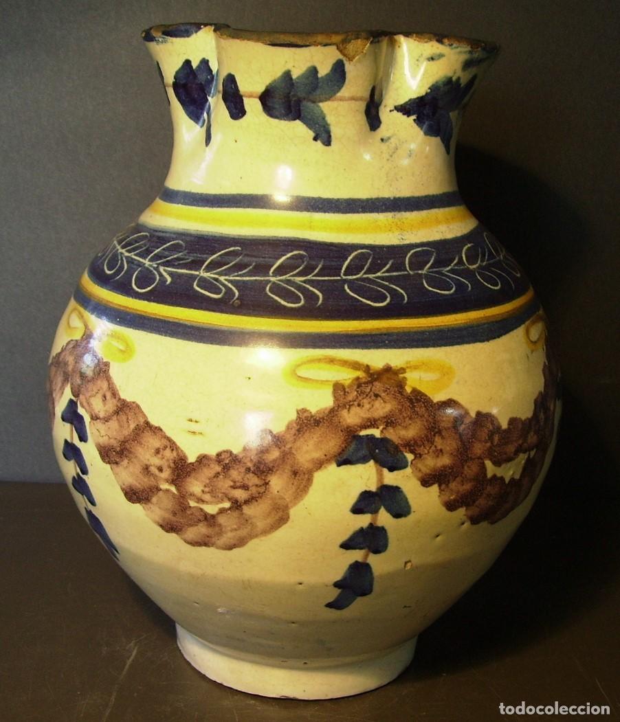 Antig&uuml;edades: JARRA CER&Aacute;MICA DE TALAVERA XIX - Foto 3