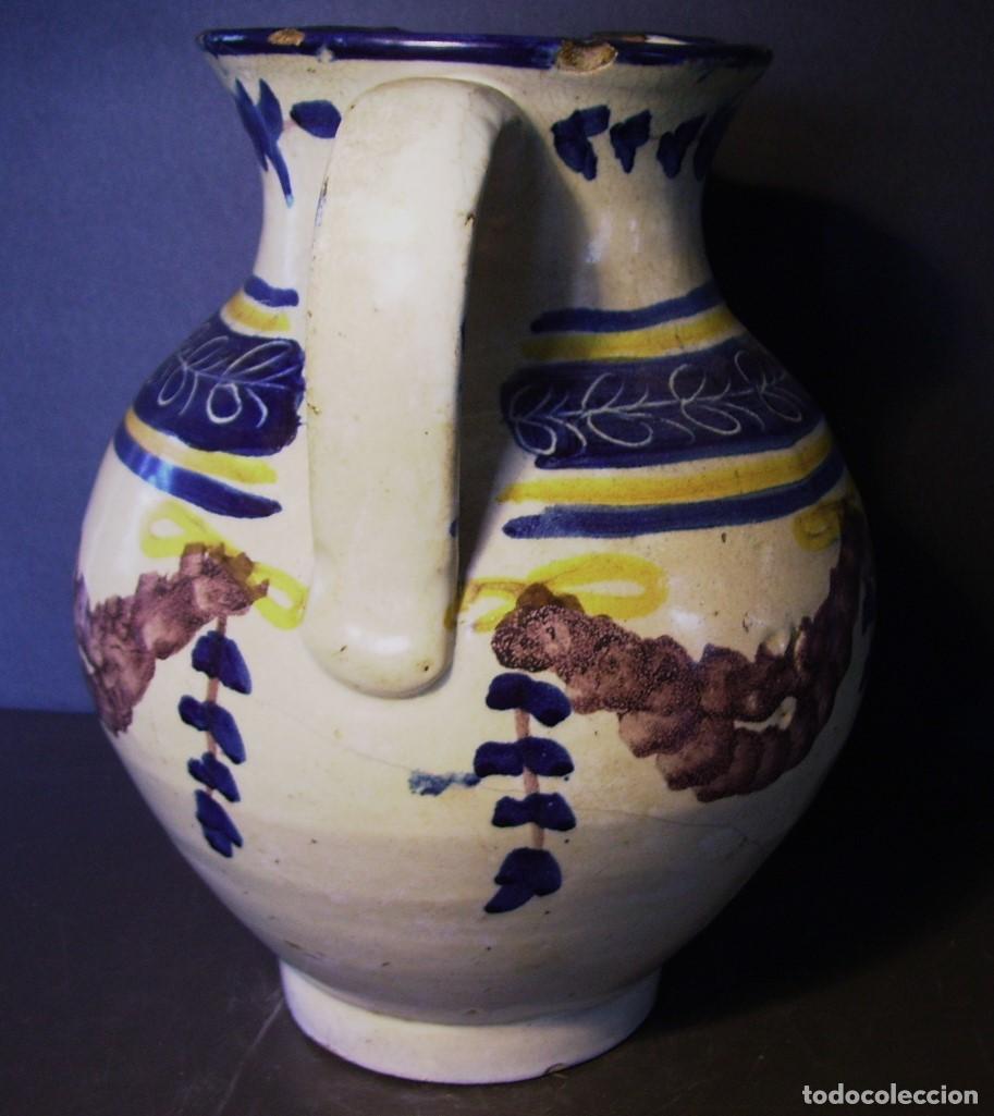 Antig&uuml;edades: JARRA CER&Aacute;MICA DE TALAVERA XIX - Foto 4