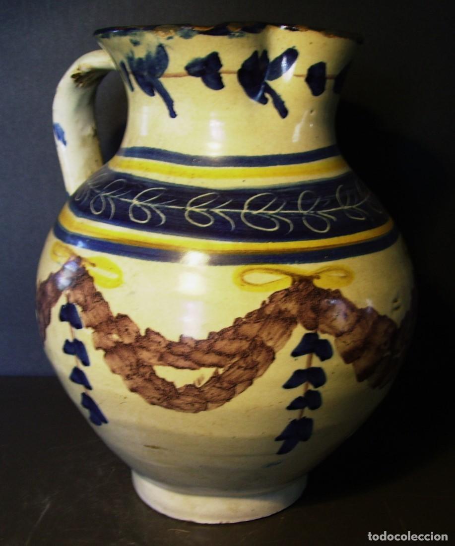 Antig&uuml;edades: JARRA CER&Aacute;MICA DE TALAVERA XIX - Foto 5