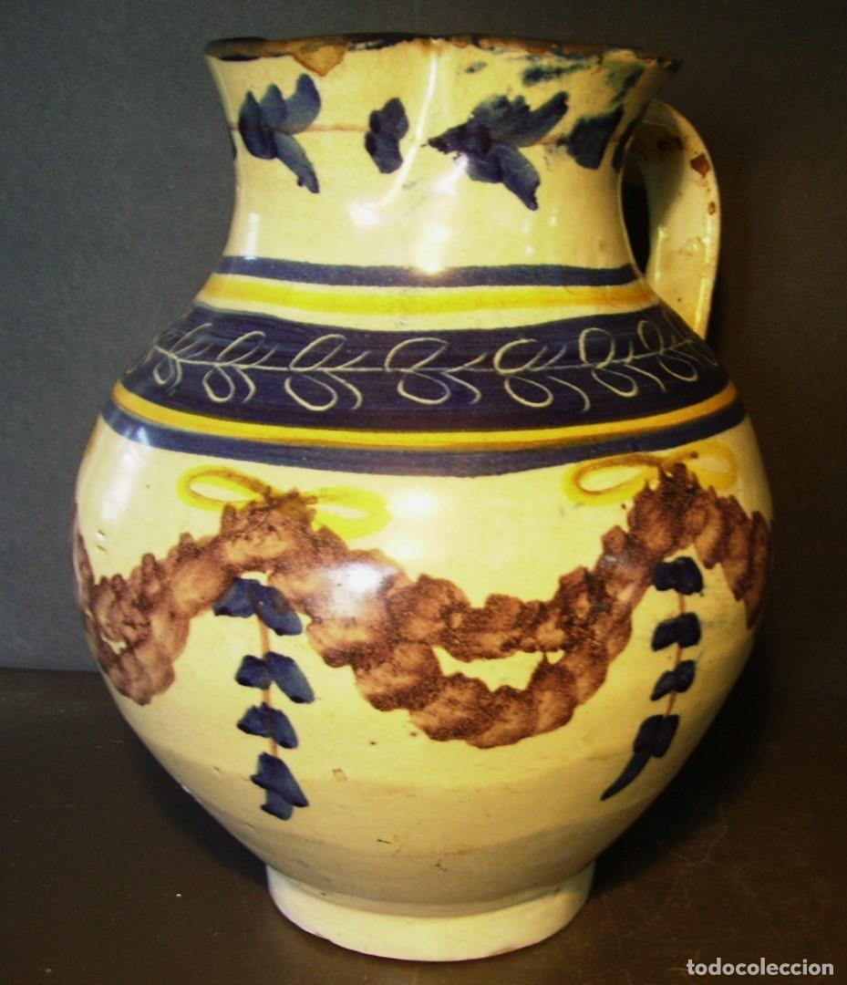 Antig&uuml;edades: JARRA CER&Aacute;MICA DE TALAVERA XIX - Foto 6