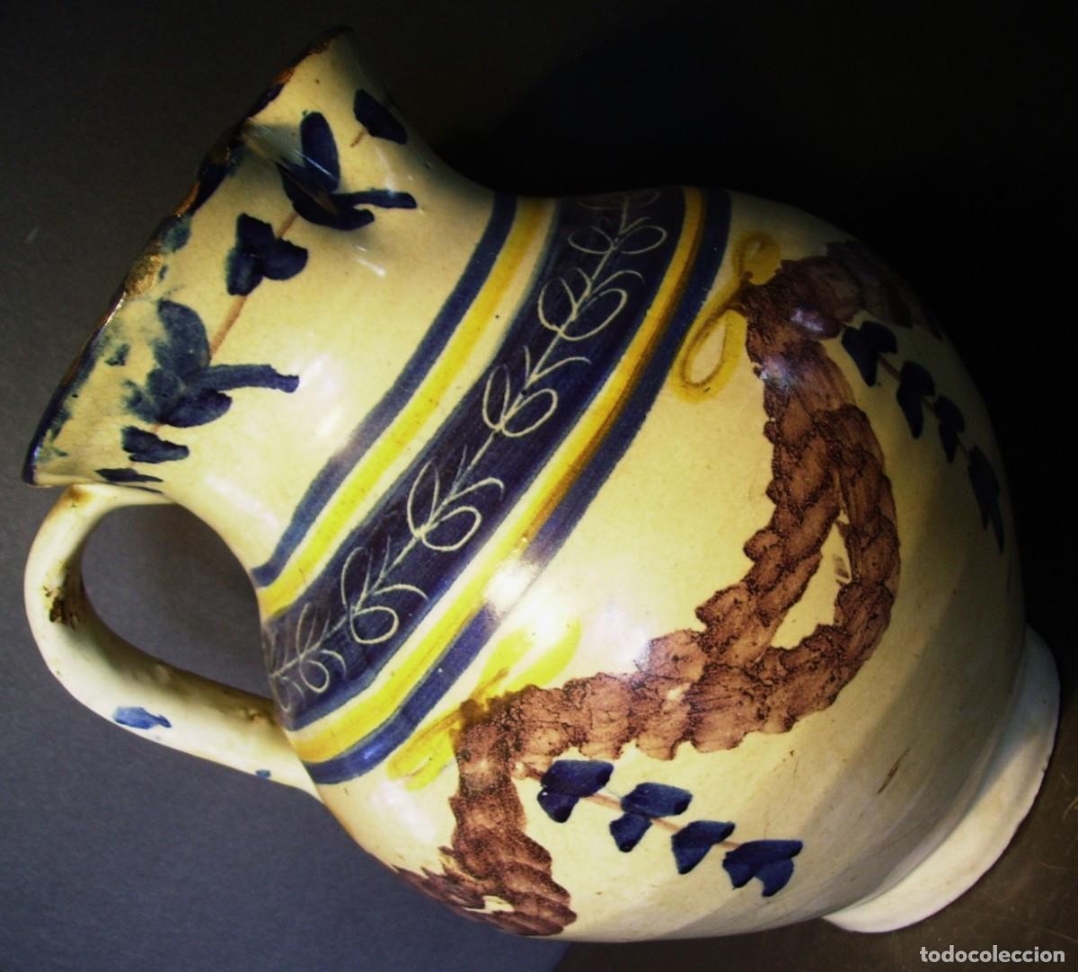 Antig&uuml;edades: JARRA CER&Aacute;MICA DE TALAVERA XIX - Foto 8