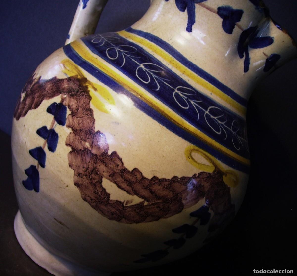 Antig&uuml;edades: JARRA CER&Aacute;MICA DE TALAVERA XIX - Foto 9