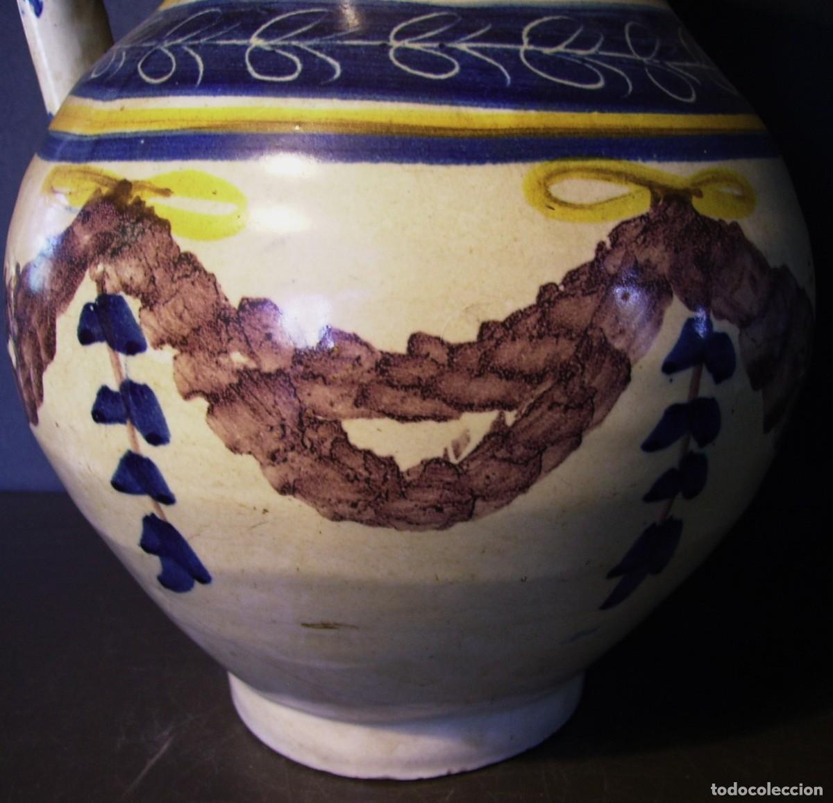 Antig&uuml;edades: JARRA CER&Aacute;MICA DE TALAVERA XIX - Foto 10
