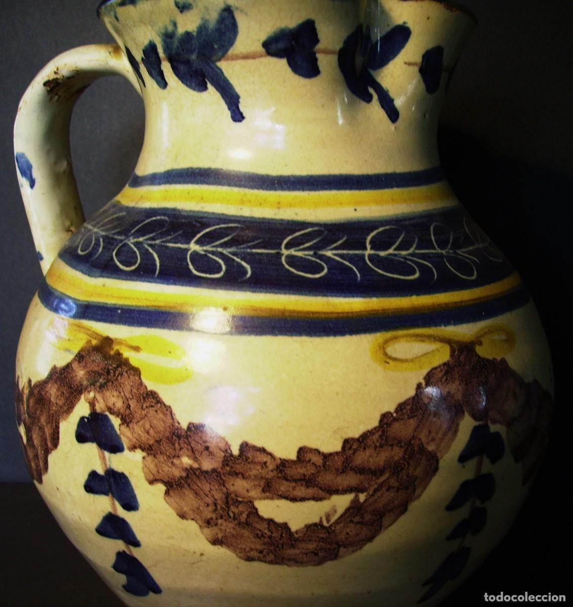 Antig&uuml;edades: JARRA CER&Aacute;MICA DE TALAVERA XIX - Foto 11