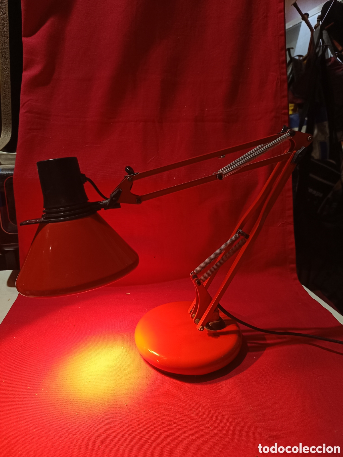 Antig&uuml;edades: Antiguo flexo para mesa FASE FUNCINANDO - Foto 3