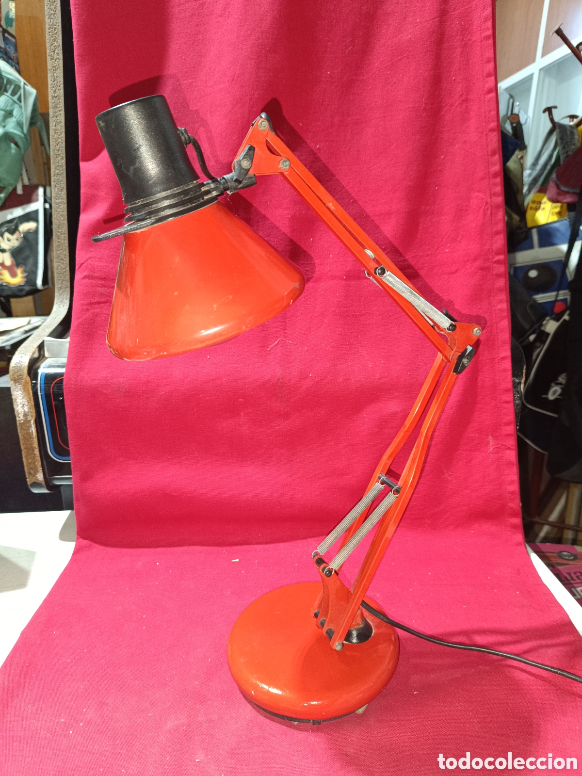 Antig&uuml;edades: Antiguo flexo para mesa FASE FUNCINANDO - Foto 1