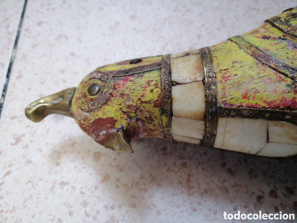 Antig&uuml;edades: P&aacute;jaro tallado - Foto 6